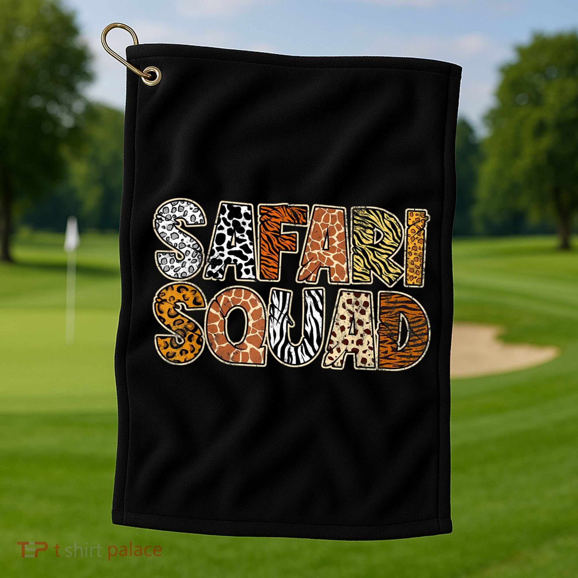 Safari Squad Wild Animals Lover Golf Towel