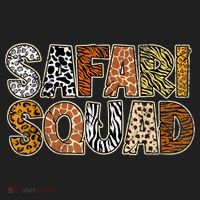 Safari Squad Wild Animals Lover Golf Towel thumb 3