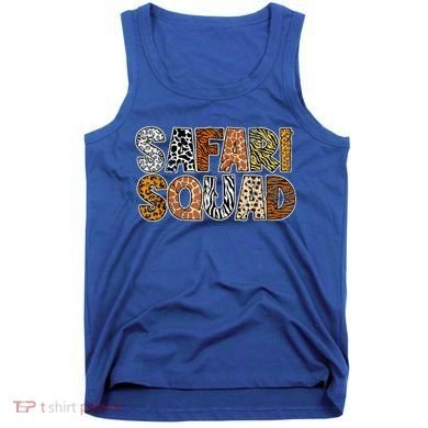 Safari Squad Wild Animals Lover Tank Top