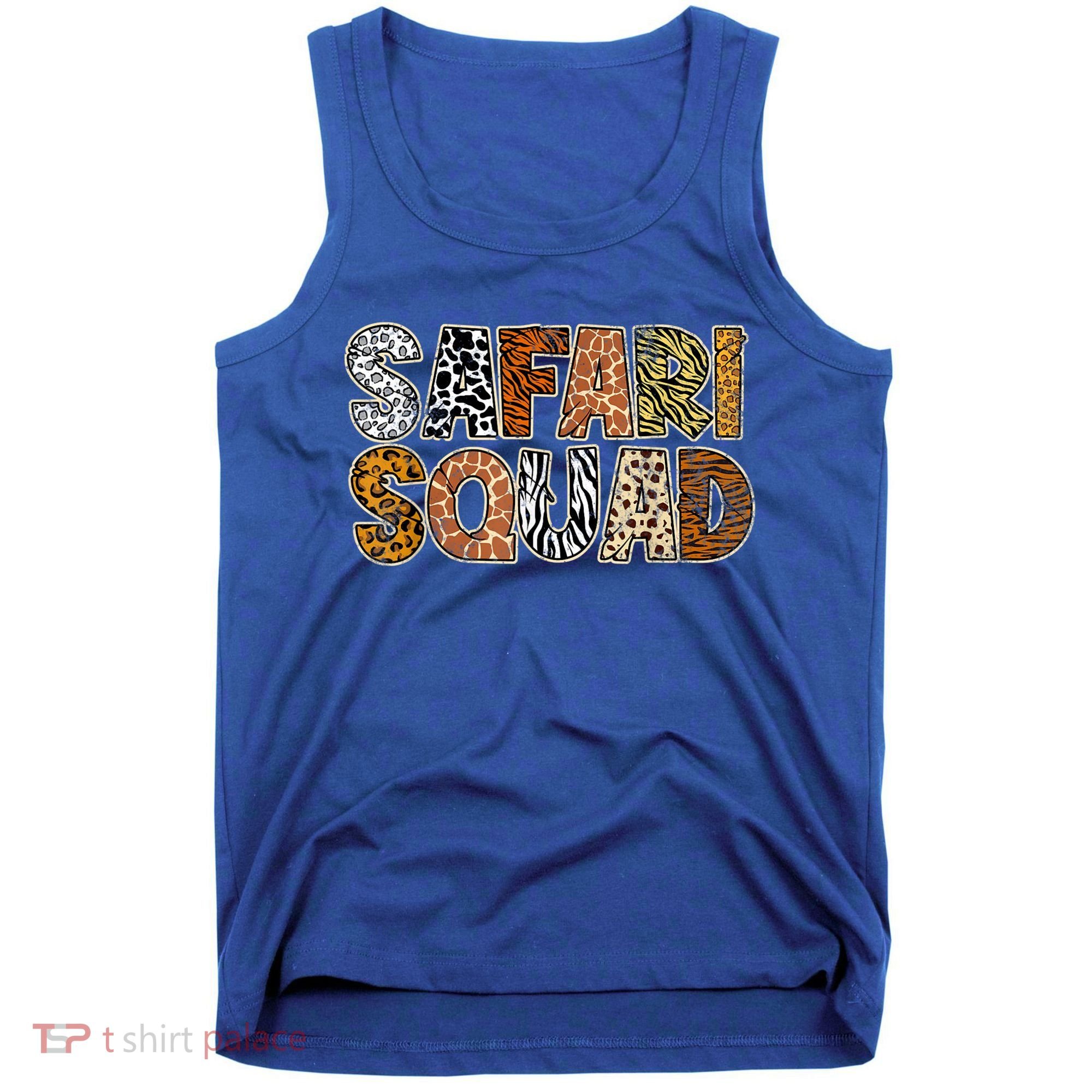 Safari Squad Wild Animals Lover Tank Top