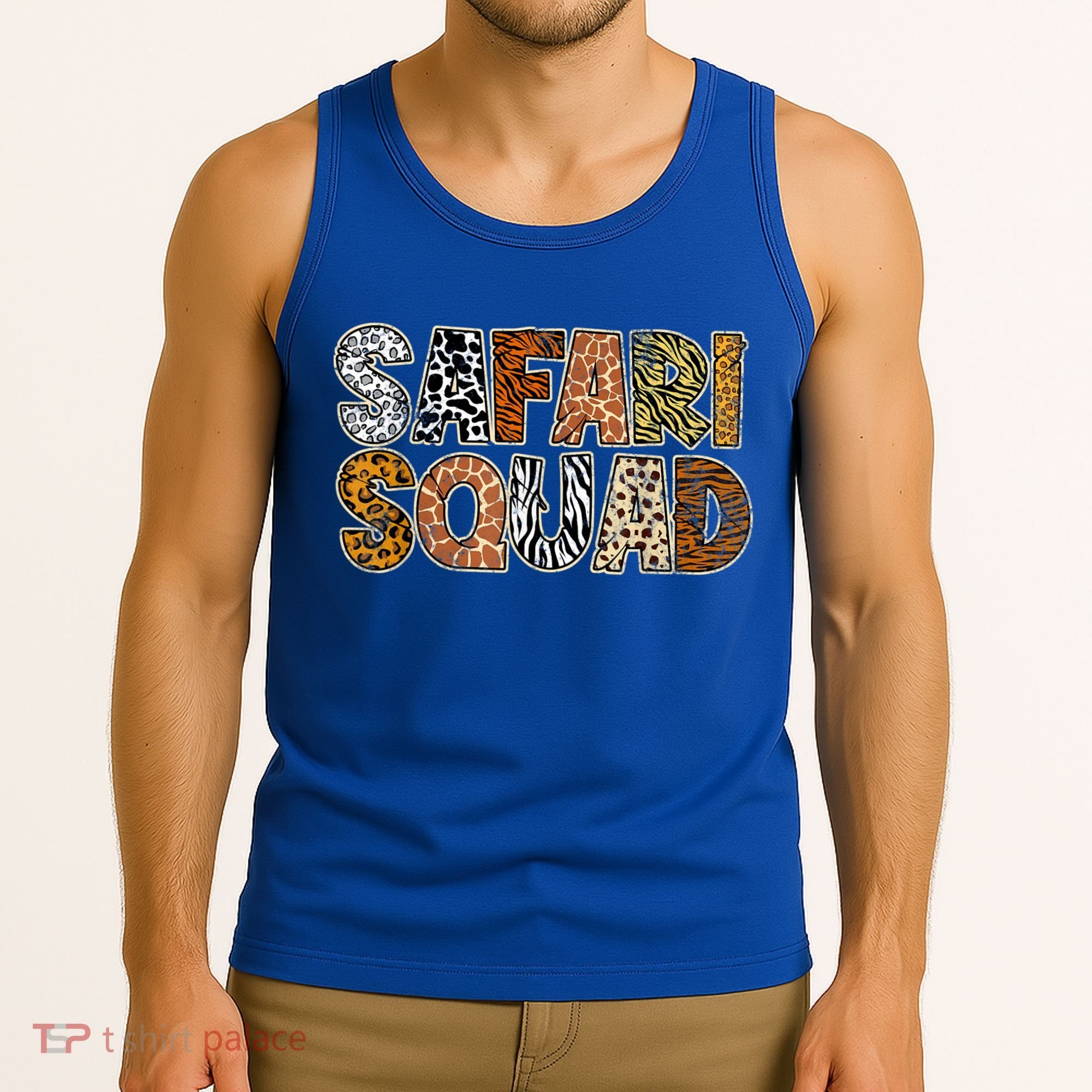 Safari Squad Wild Animals Lover Tank Top