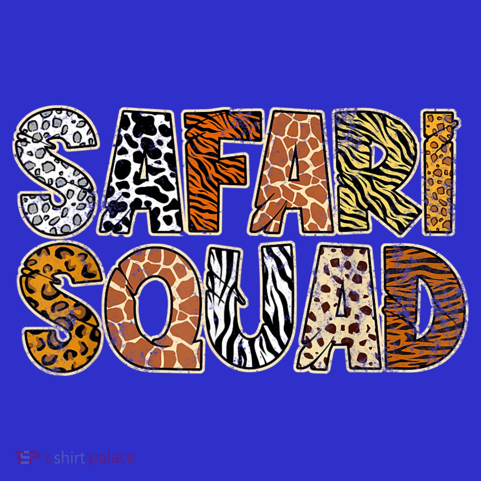 Safari Squad Wild Animals Lover Women's Long Sleeve Shirt