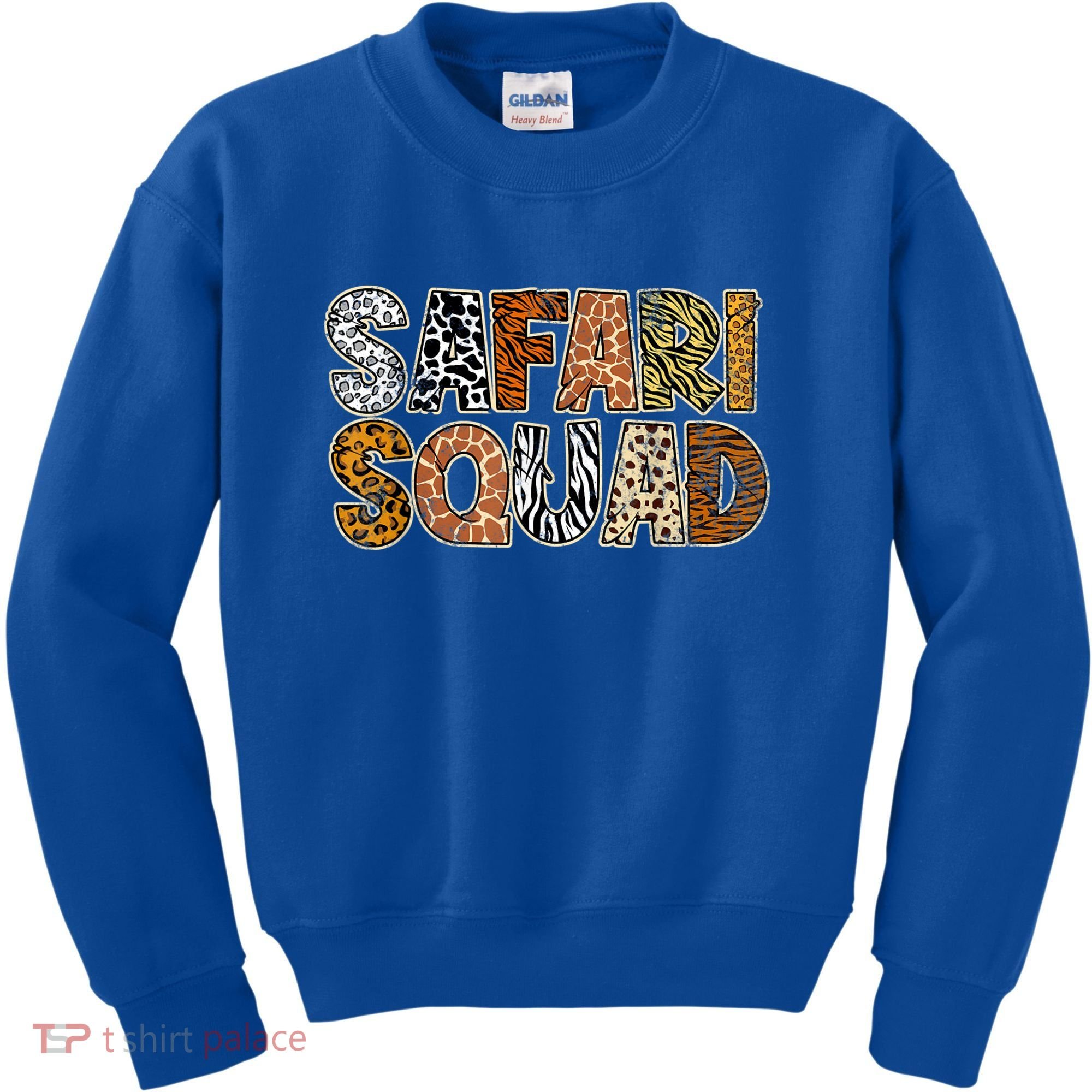 Safari Squad Wild Animals Lover Kids Sweatshirt