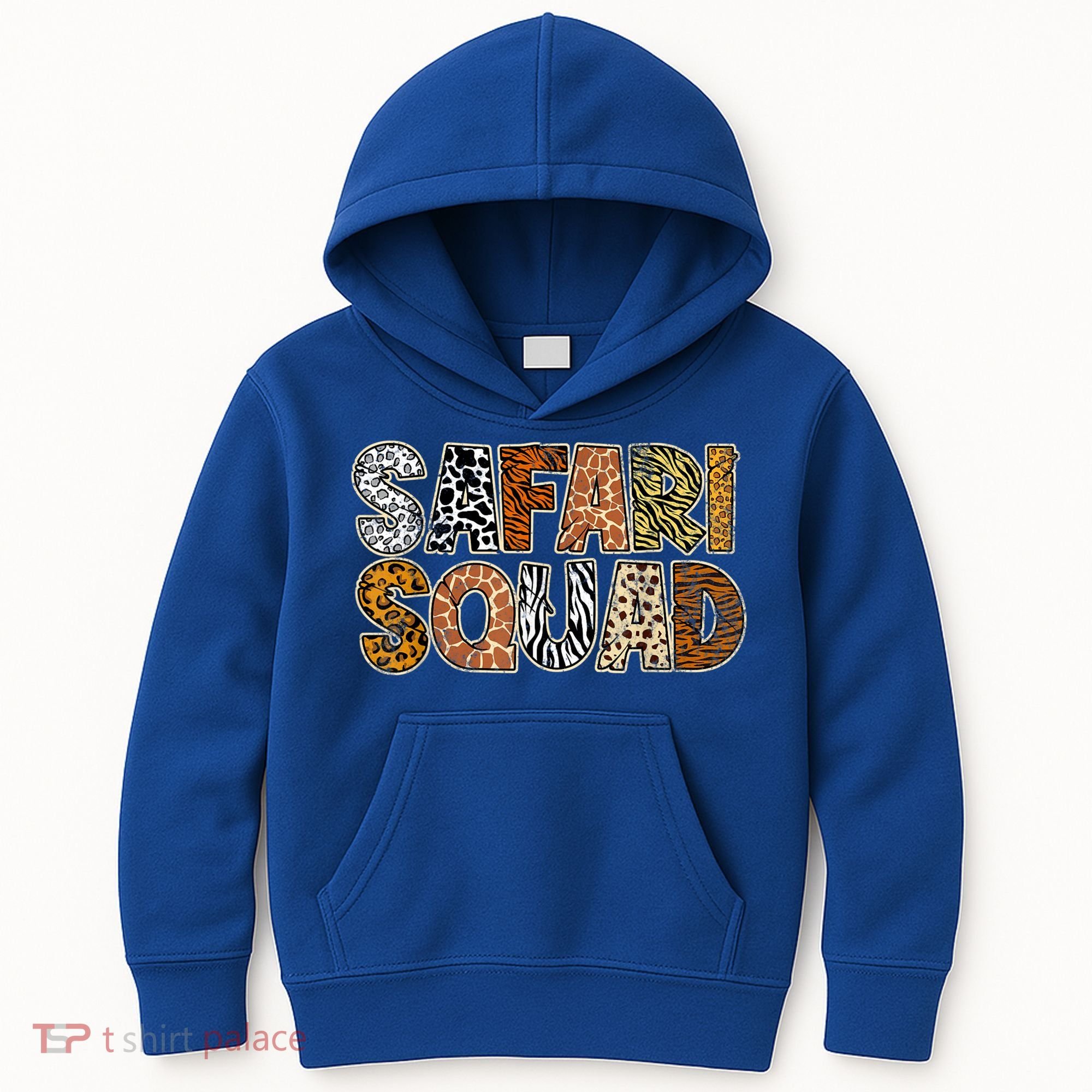 Safari Squad Wild Animals Lover Kids Hoodie