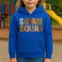 Safari Squad Wild Animals Lover Kids Hoodie thumb 3