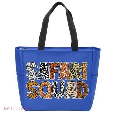 Safari Squad Wild Animals Lover Tote Bag