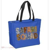 Safari Squad Wild Animals Lover Tote Bag thumb 2