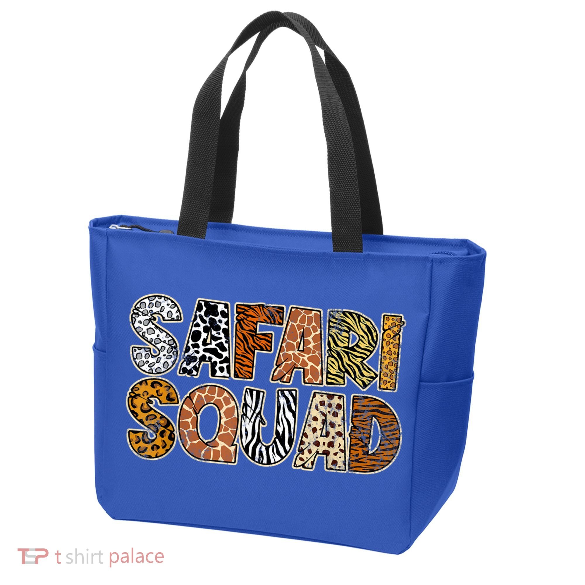 Safari Squad Wild Animals Lover Tote Bag
