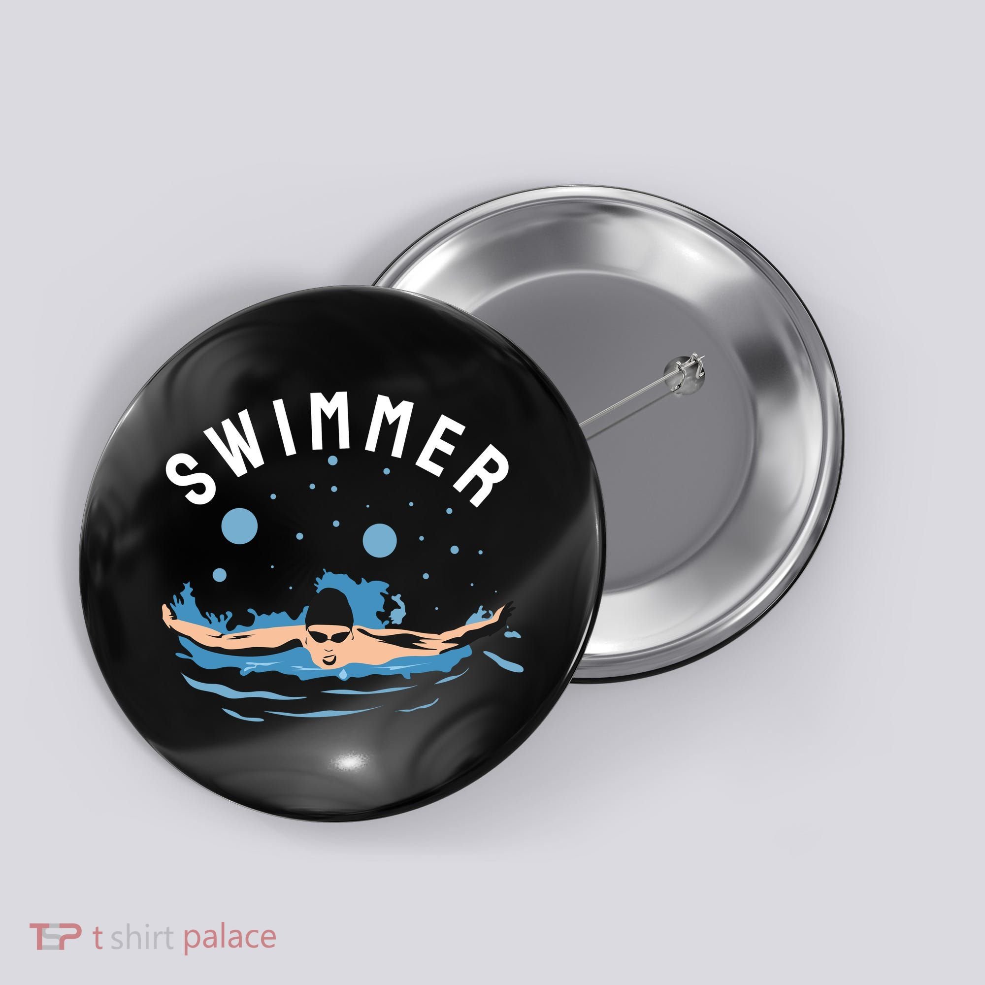 Swimmer Button