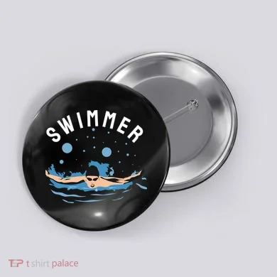 Swimmer Button