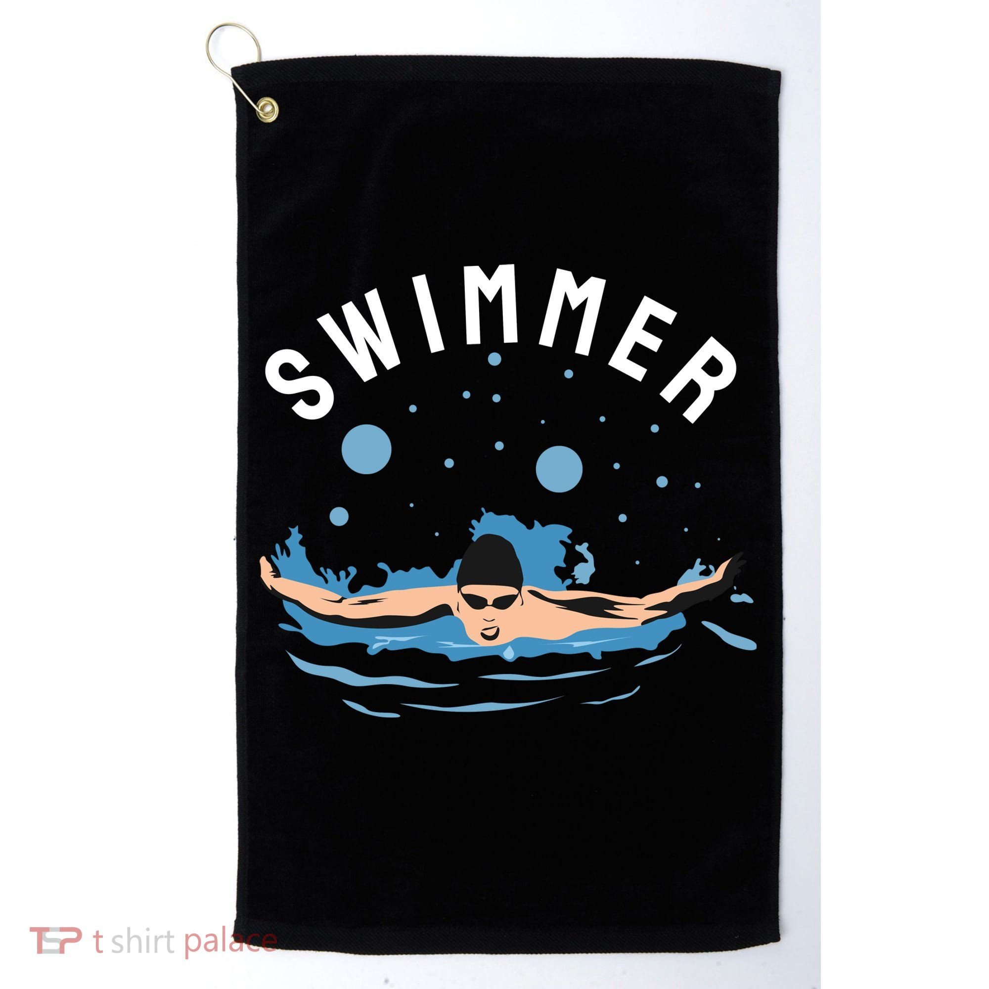 Swimmer Golf Towel