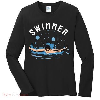 Swimmer Women's Long Sleeve Shirt