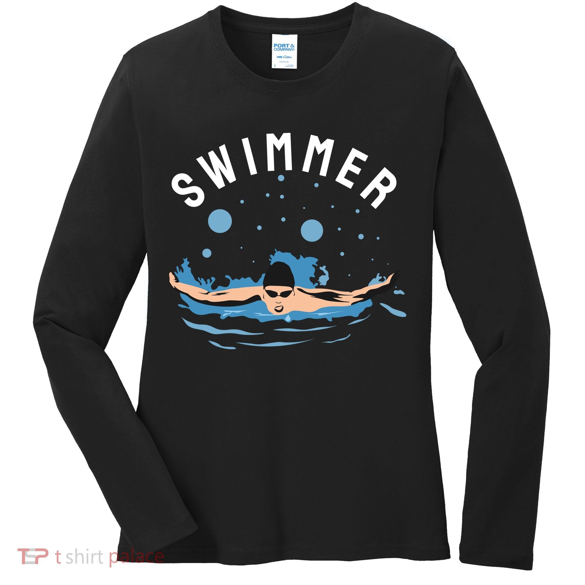 Swimmer Women's Long Sleeve Shirt