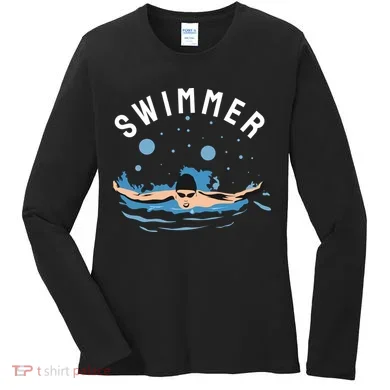 Swimmer Women's Long Sleeve Shirt
