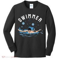 Swimmer Kids Long Sleeve Shirt thumb 0