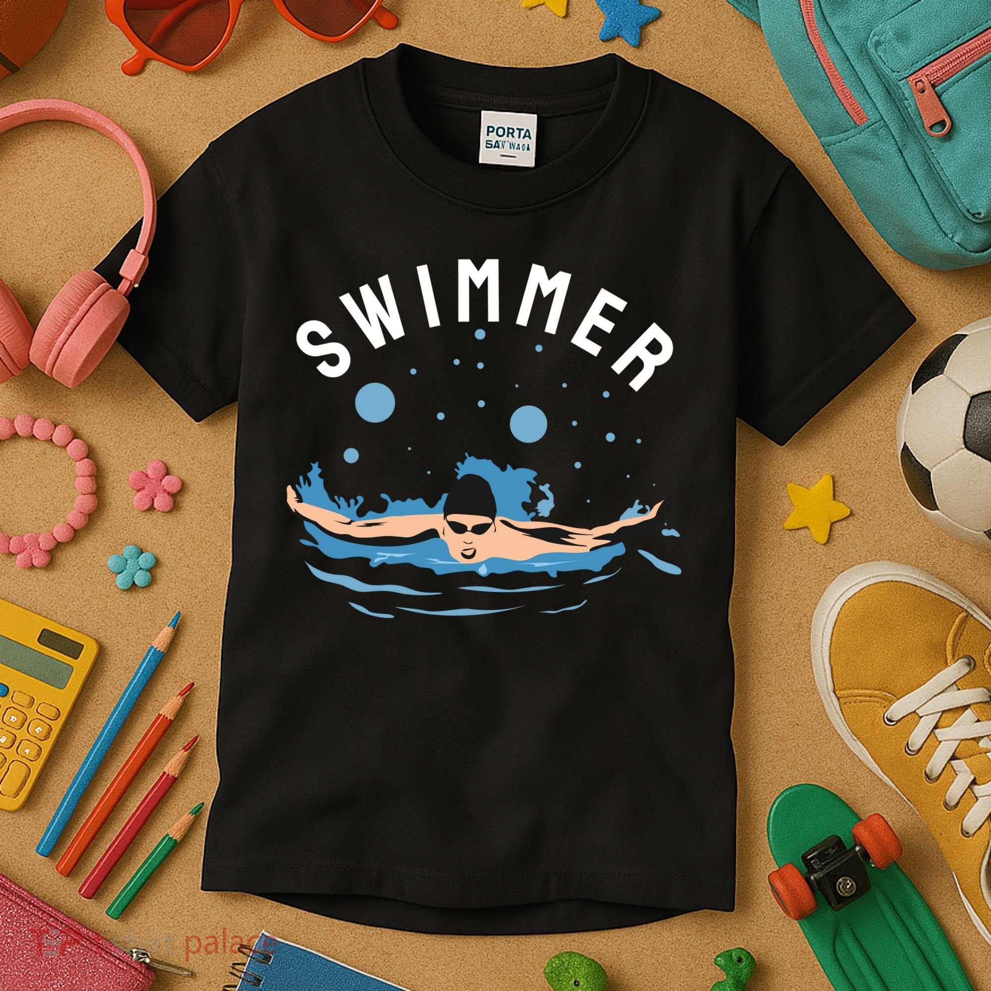 Swimmer Kids T-Shirt