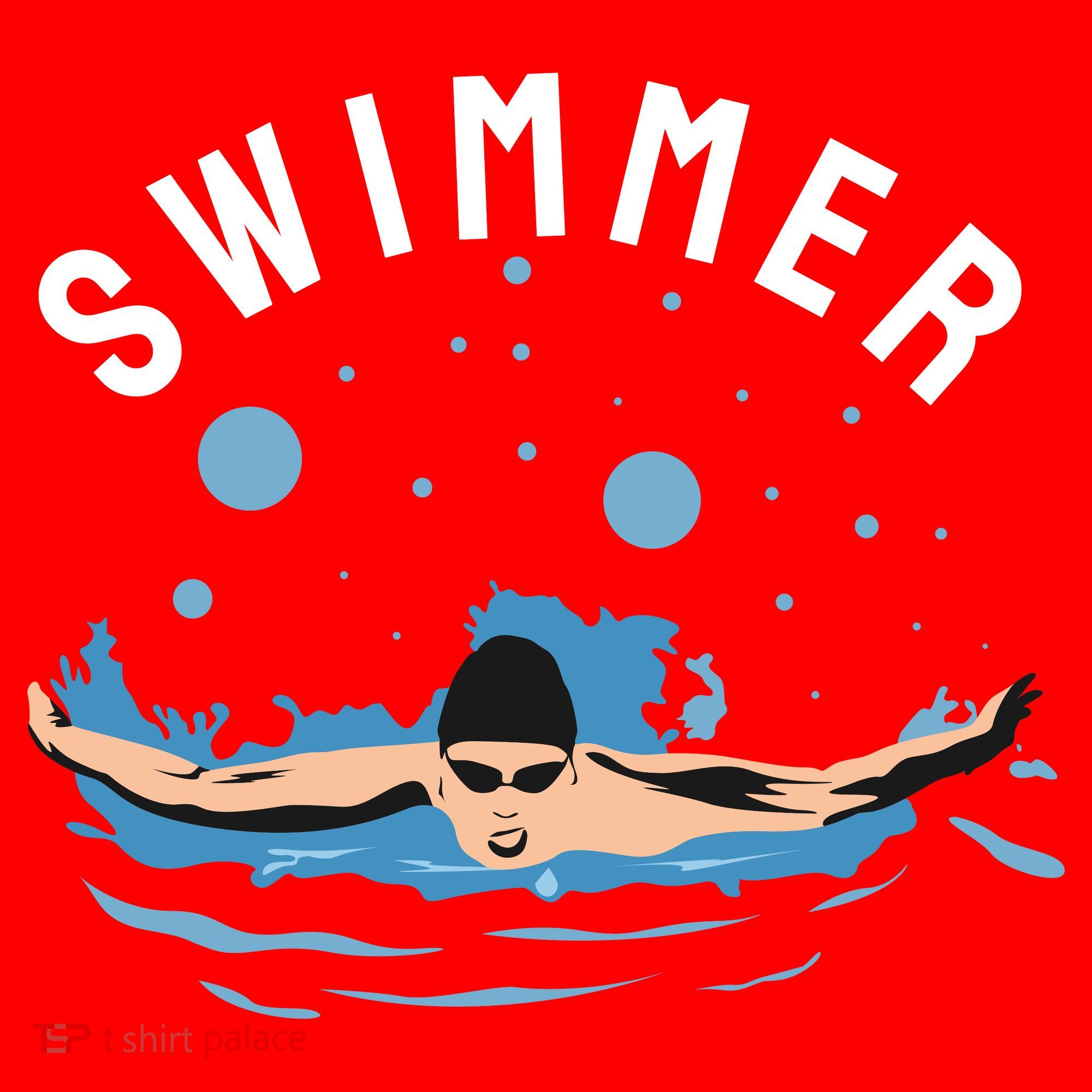 Swimmer Santa Hat
