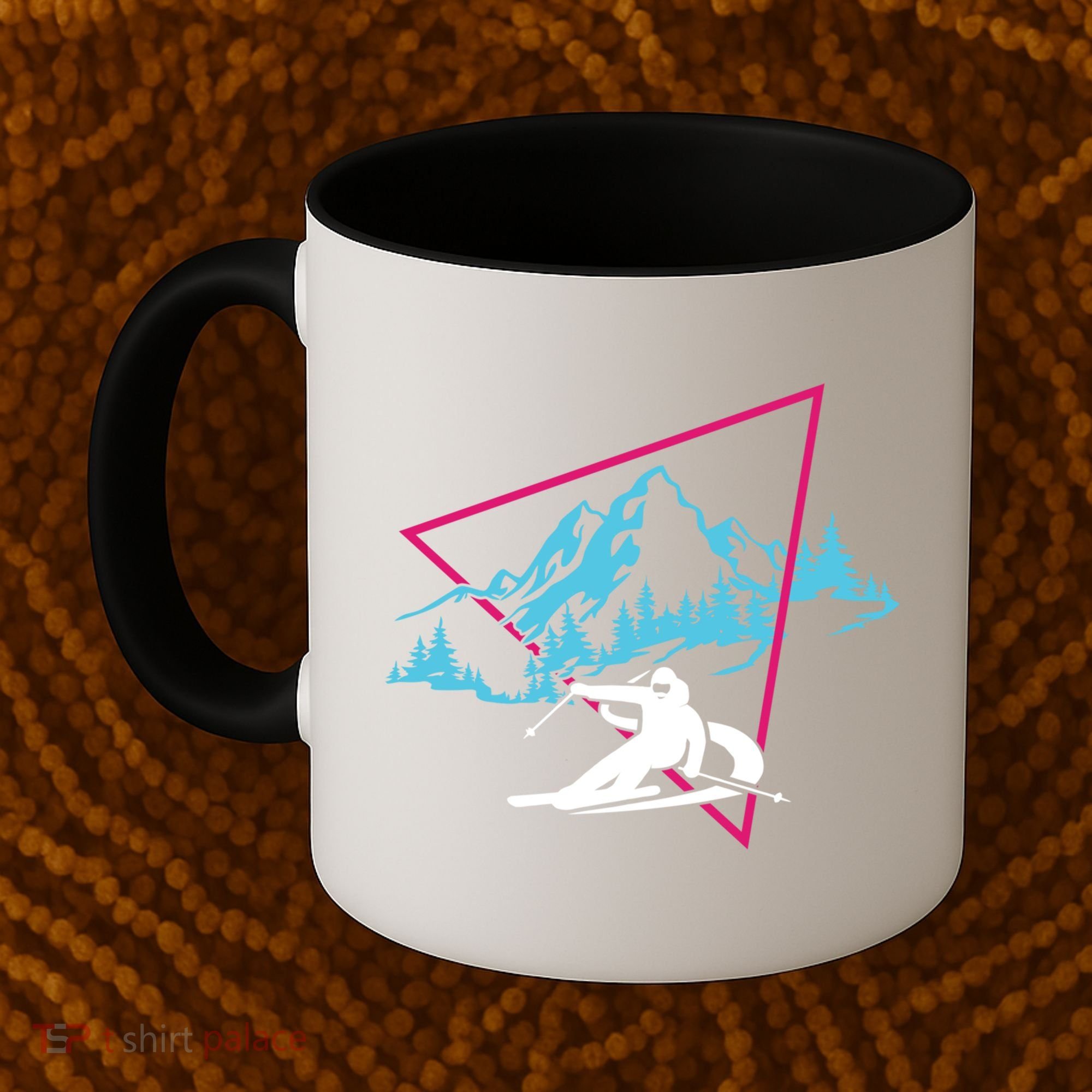 Skier Skiing Winter Sport Ski Skiers Ski Lover Great Gift Coffee Mug