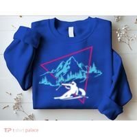 Skier Skiing Winter Sport Ski Skiers Ski Lover Great Gift Sweatshirt thumb 2