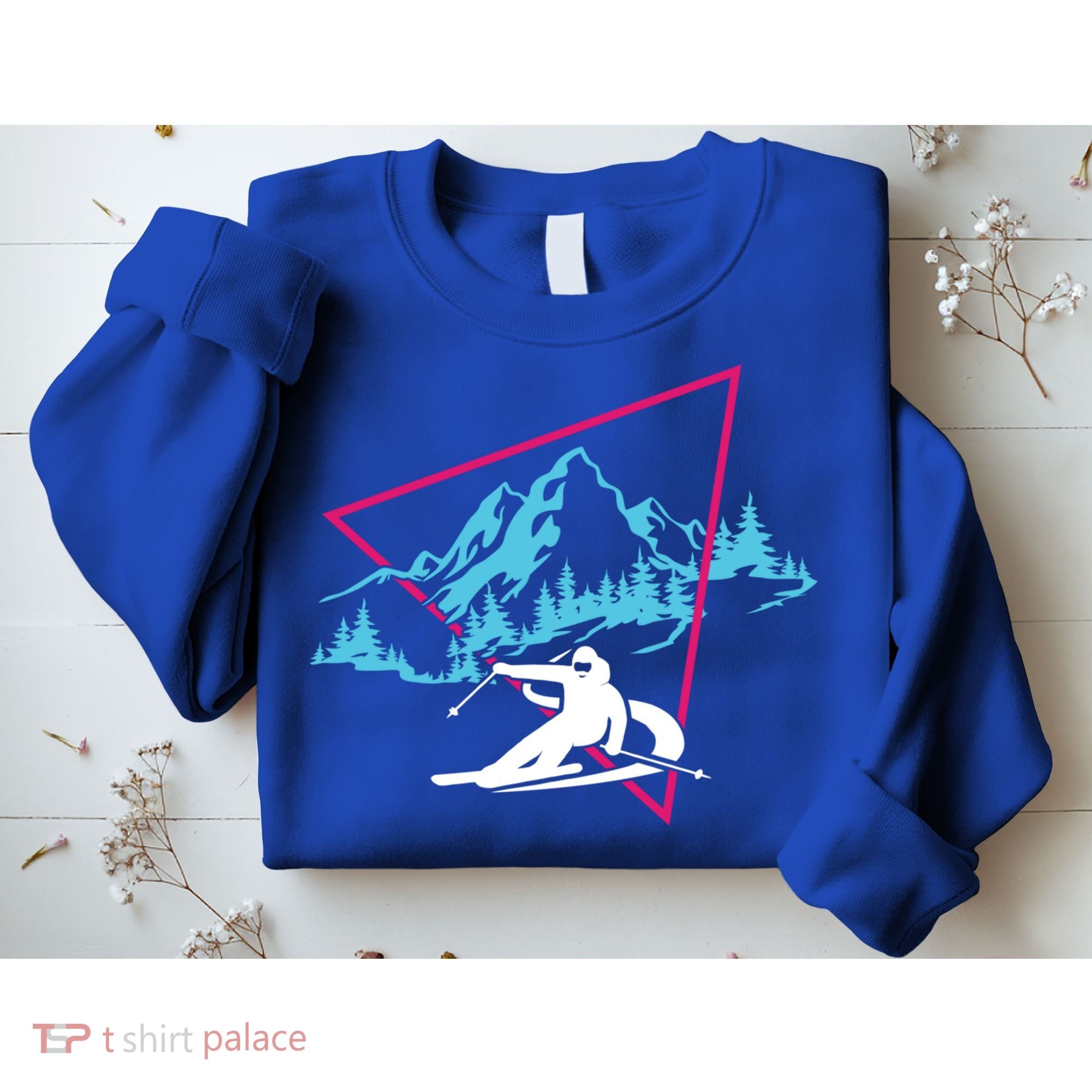 Skier Skiing Winter Sport Ski Skiers Ski Lover Great Gift Sweatshirt