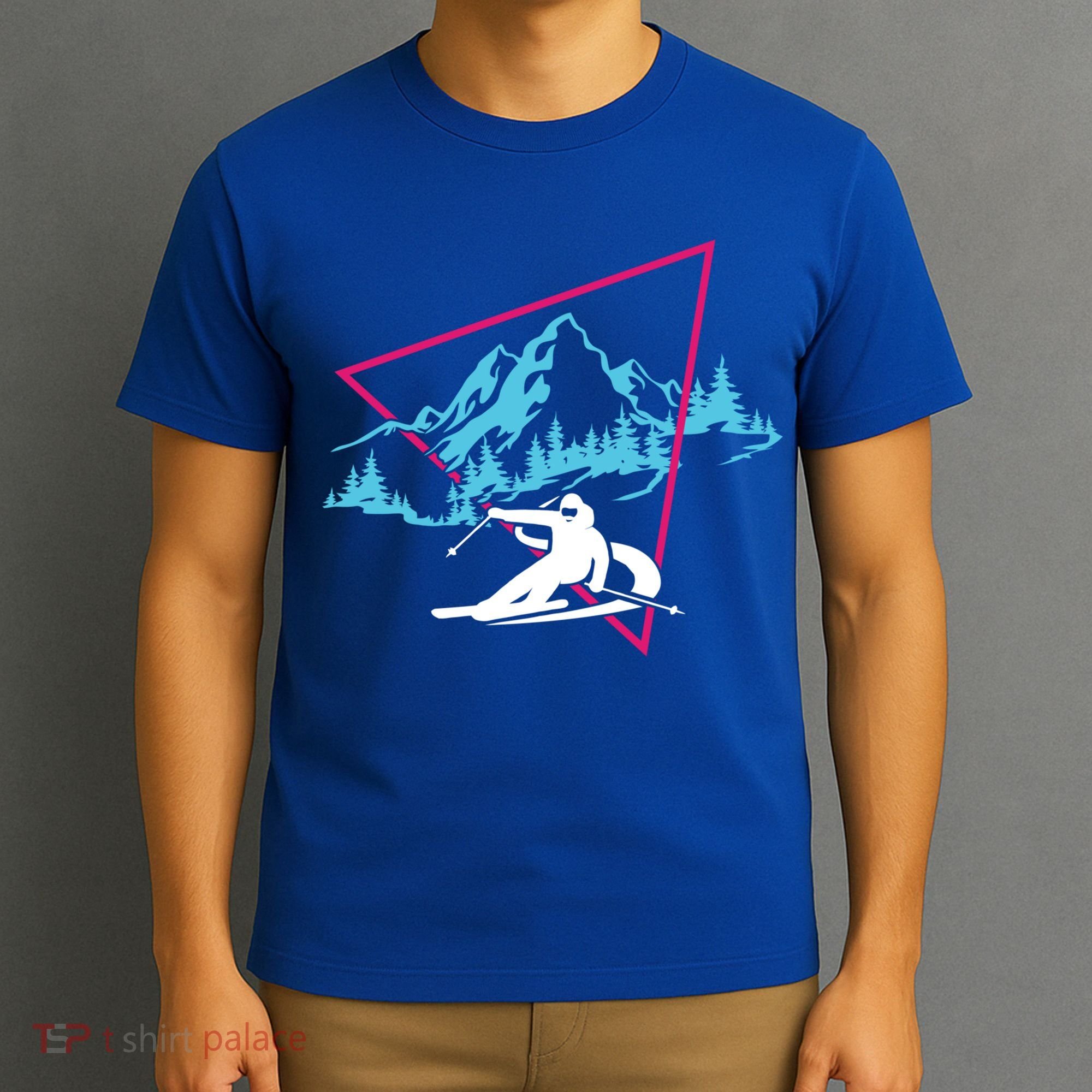 Skier Skiing Winter Sport Ski Skiers Ski Lover Great Gift T-Shirt