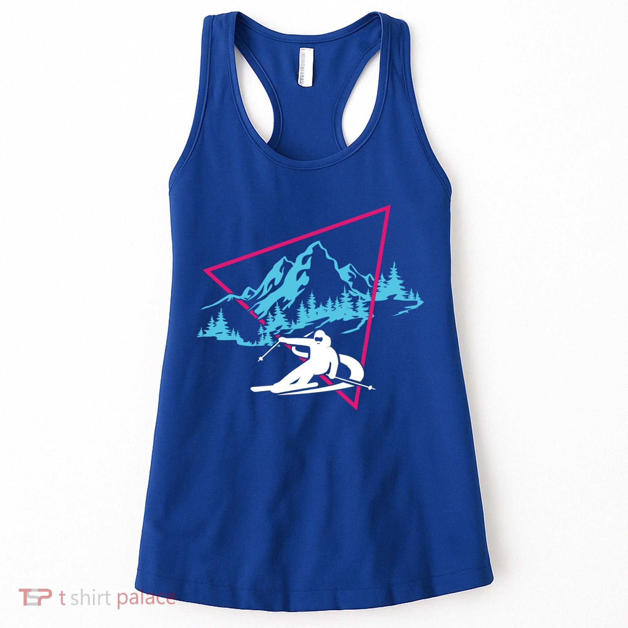 Skier Skiing Winter Sport Ski Skiers Ski Lover Great Gift Women's Tank Top