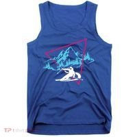 Skier Skiing Winter Sport Ski Skiers Ski Lover Great Gift Tank Top thumb 0