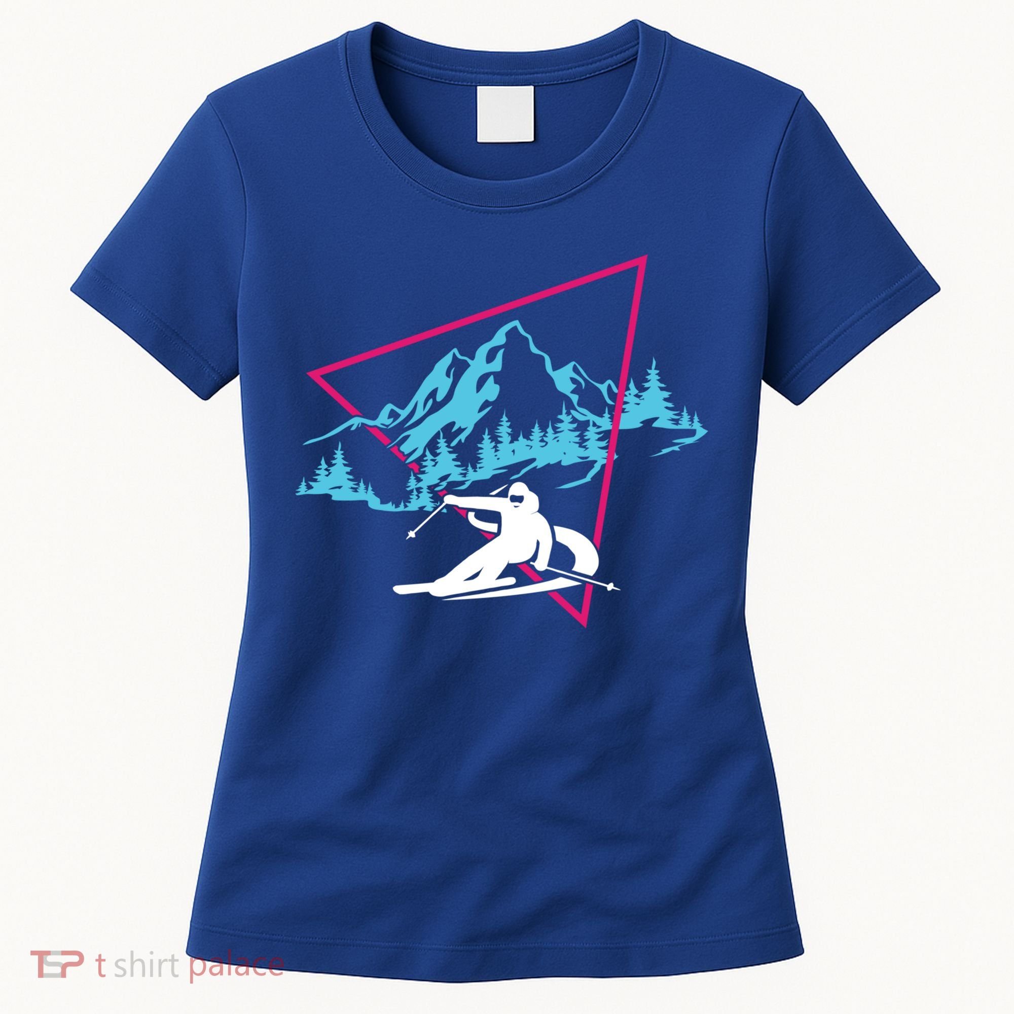 Skier Skiing Winter Sport Ski Skiers Ski Lover Great Gift Women's T-Shirt