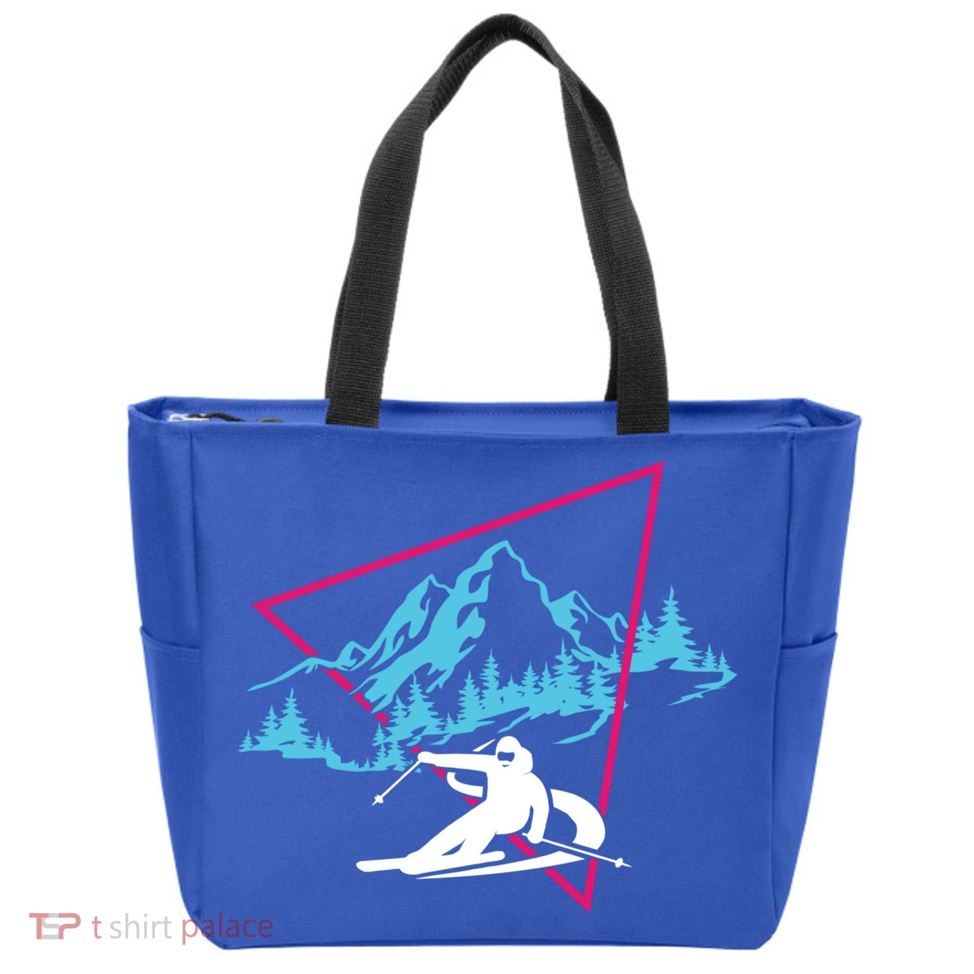 Skier Skiing Winter Sport Ski Skiers Ski Lover Great Gift Tote Bag