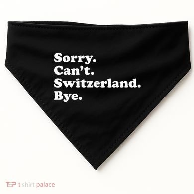 Switzerland USA-Made Doggie Bandana