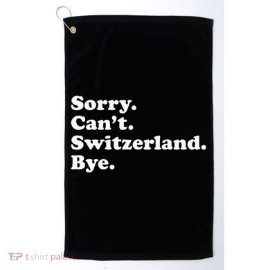 Switzerland Golf Towel
