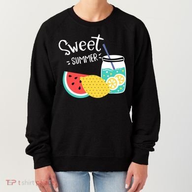 Sweet Summer Watermelon Lemonade Women's Sweatshirt