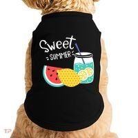 Sweet Summer Watermelon Lemonade Doggie Tank thumb 0
