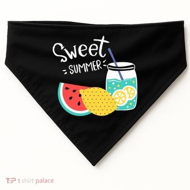 Sweet Summer Watermelon Lemonade USA-Made Doggie Bandana