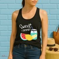 Sweet Summer Watermelon Lemonade Women's Tank Top thumb 2