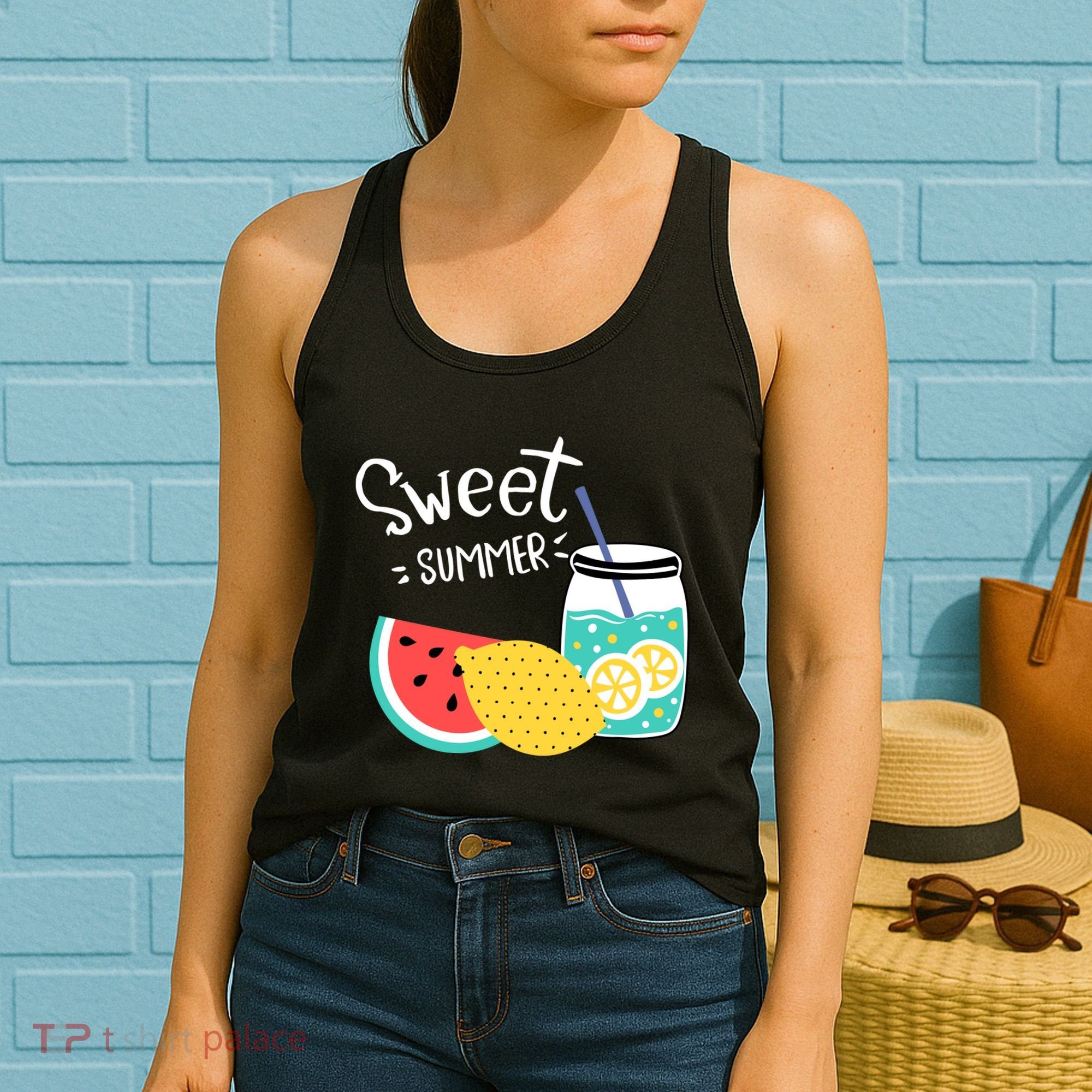 Sweet Summer Watermelon Lemonade Women's Tank Top