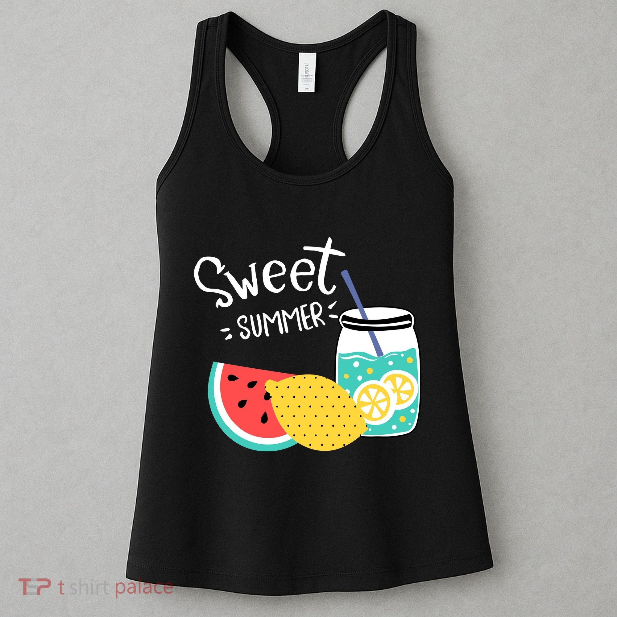 Sweet Summer Watermelon Lemonade Women's Tank Top