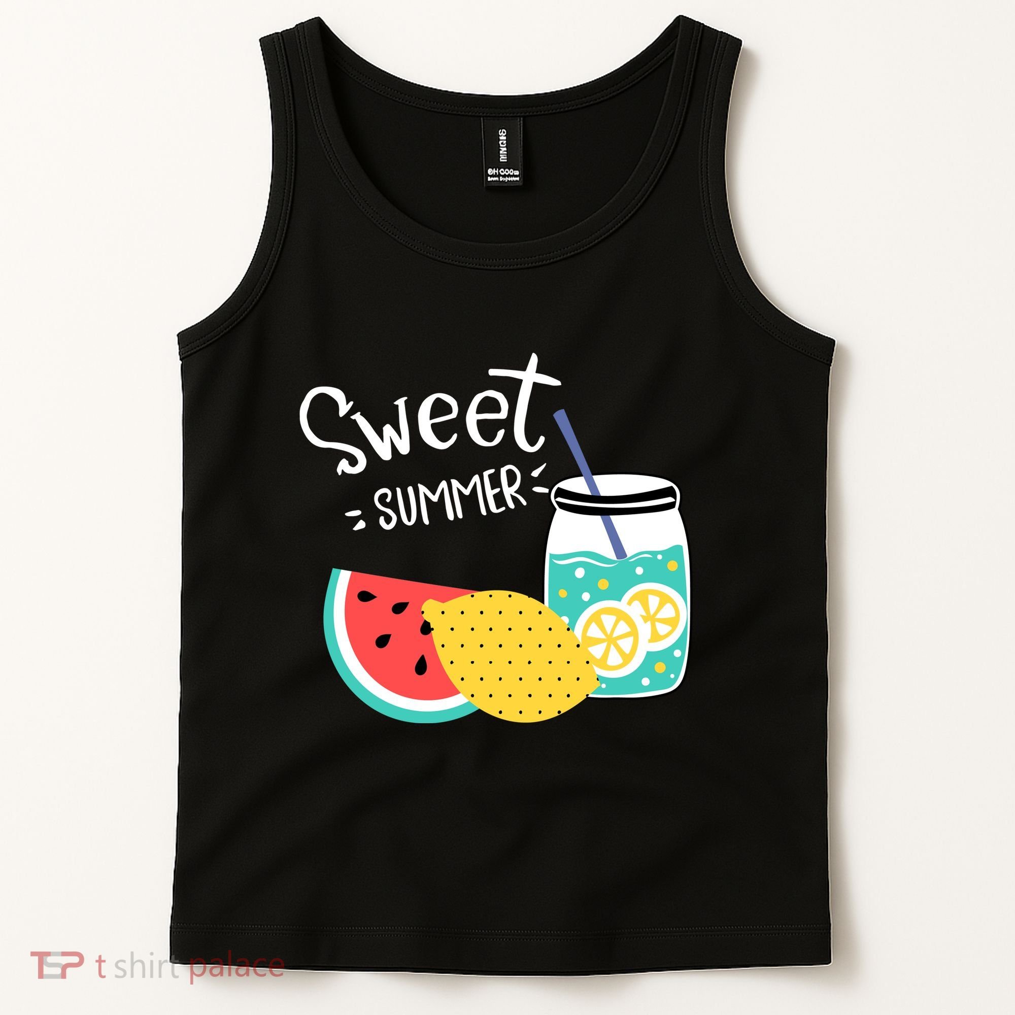 Sweet Summer Watermelon Lemonade Tank Top