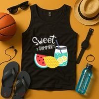 Sweet Summer Watermelon Lemonade Tank Top thumb 4