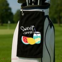 Sweet Summer Watermelon Lemonade Golf Towel thumb 2