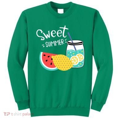Sweet Summer Watermelon Lemonade Sweatshirt