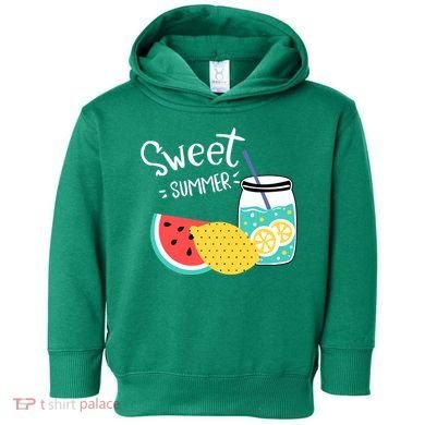 Sweet Summer Watermelon Lemonade Toddler Hoodie