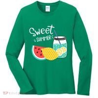 Sweet Summer Watermelon Lemonade Women's Long Sleeve Shirt thumb 0