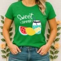 Sweet Summer Watermelon Lemonade Women's T-Shirt thumb 2