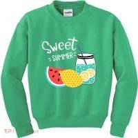 Sweet Summer Watermelon Lemonade Kids Sweatshirt thumb 0