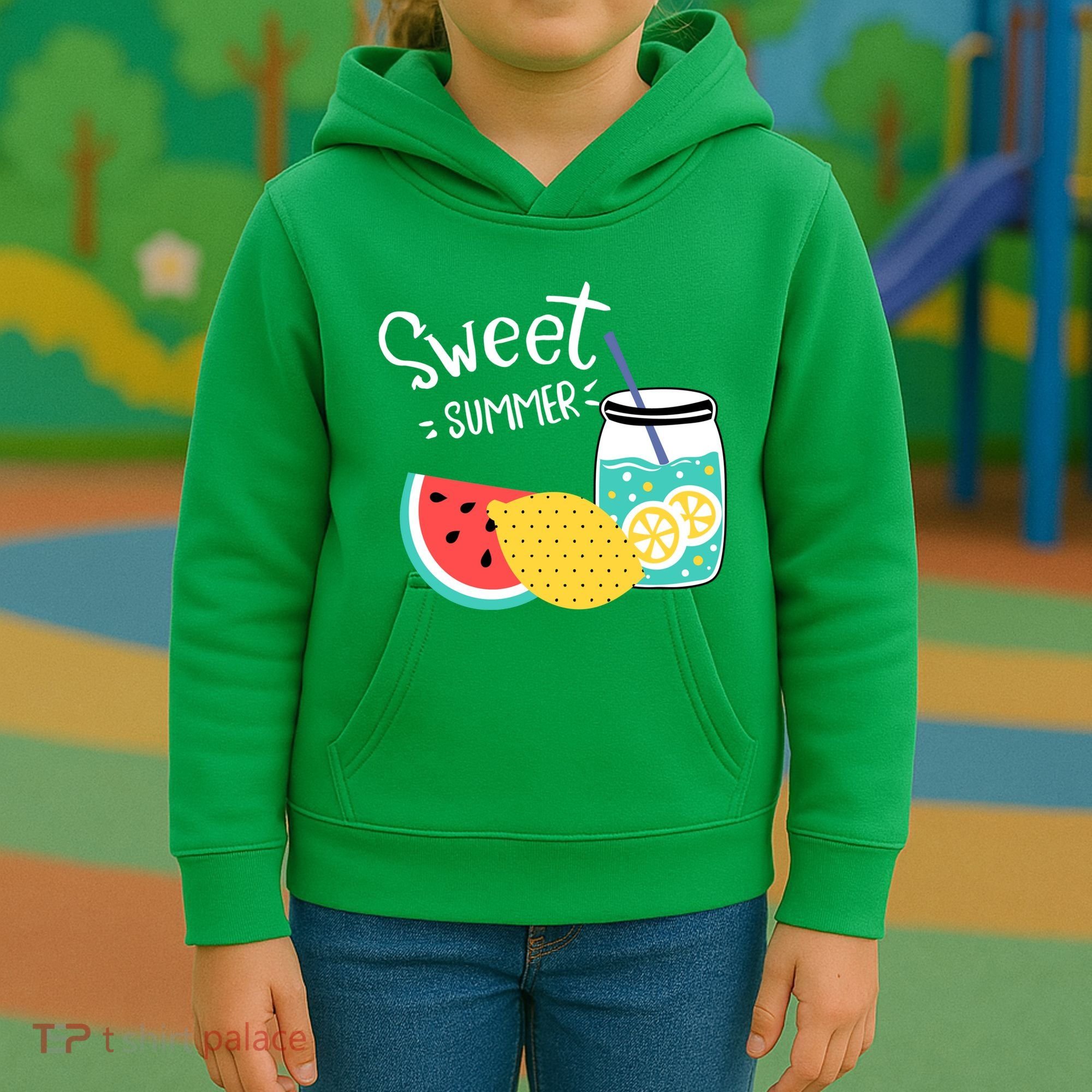 Sweet Summer Watermelon Lemonade Kids Hoodie