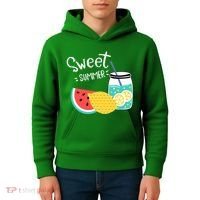 Sweet Summer Watermelon Lemonade Kids Hoodie thumb 4