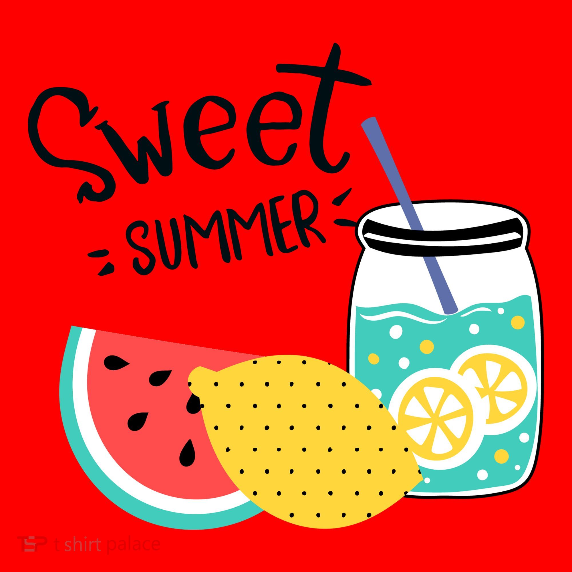 Sweet Summer Watermelon Lemonade Santa Hat