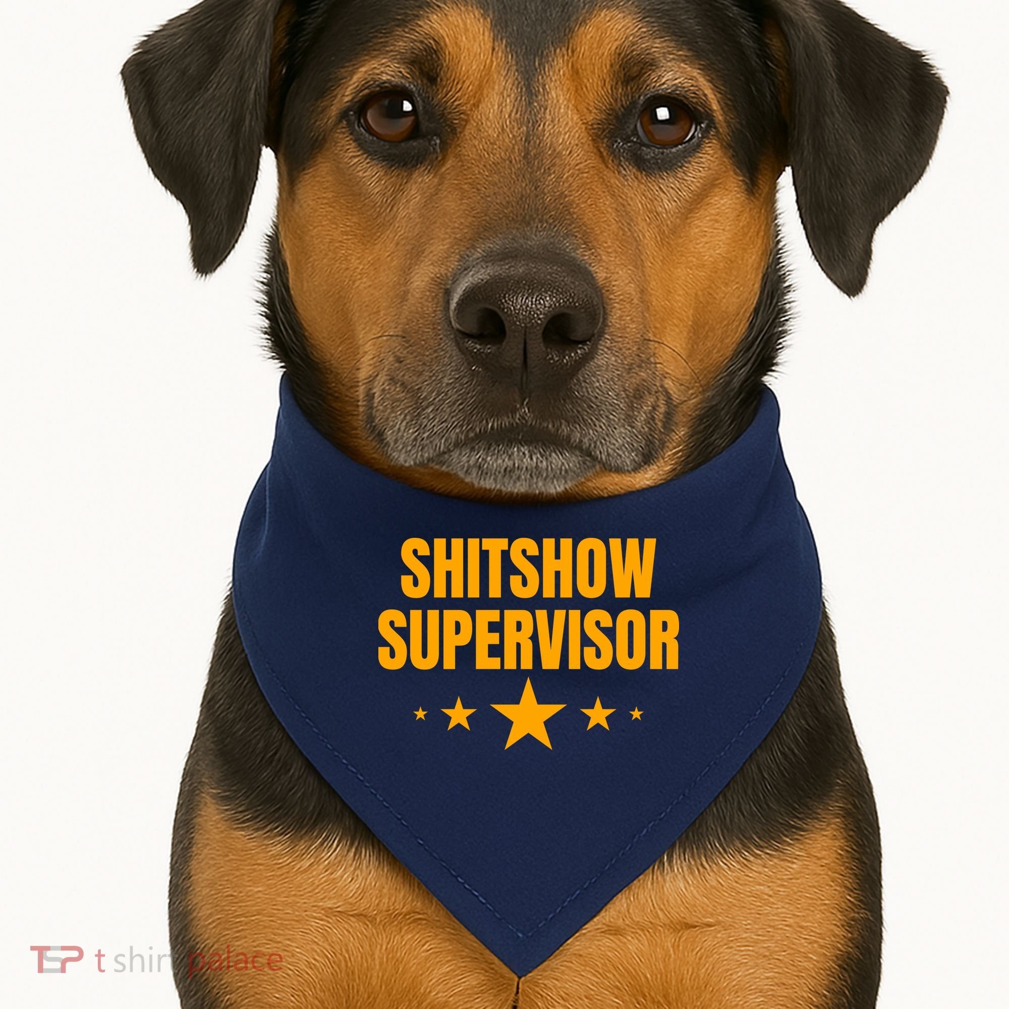 Shitshow Supervisor | Welcome To The Shitshow USA-Made Doggie Bandana