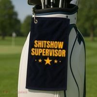 Shitshow Supervisor | Welcome To The Shitshow Golf Towel thumb 2